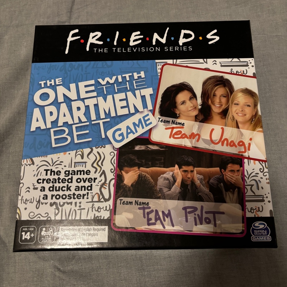 Friends The One with the Apartment Bet Game